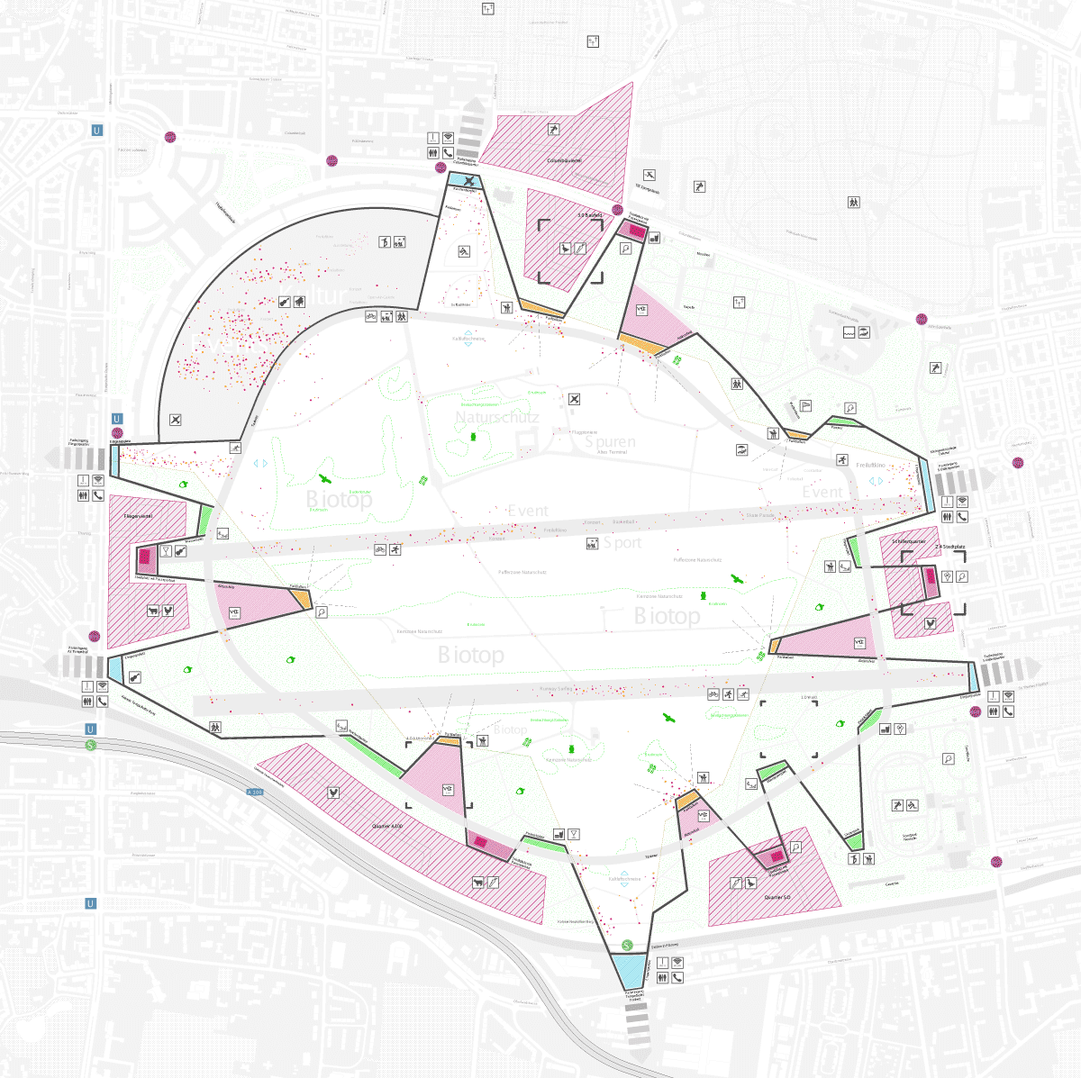 SSG Tempelhof Prozessuale Entwicklung Nutzungsplan