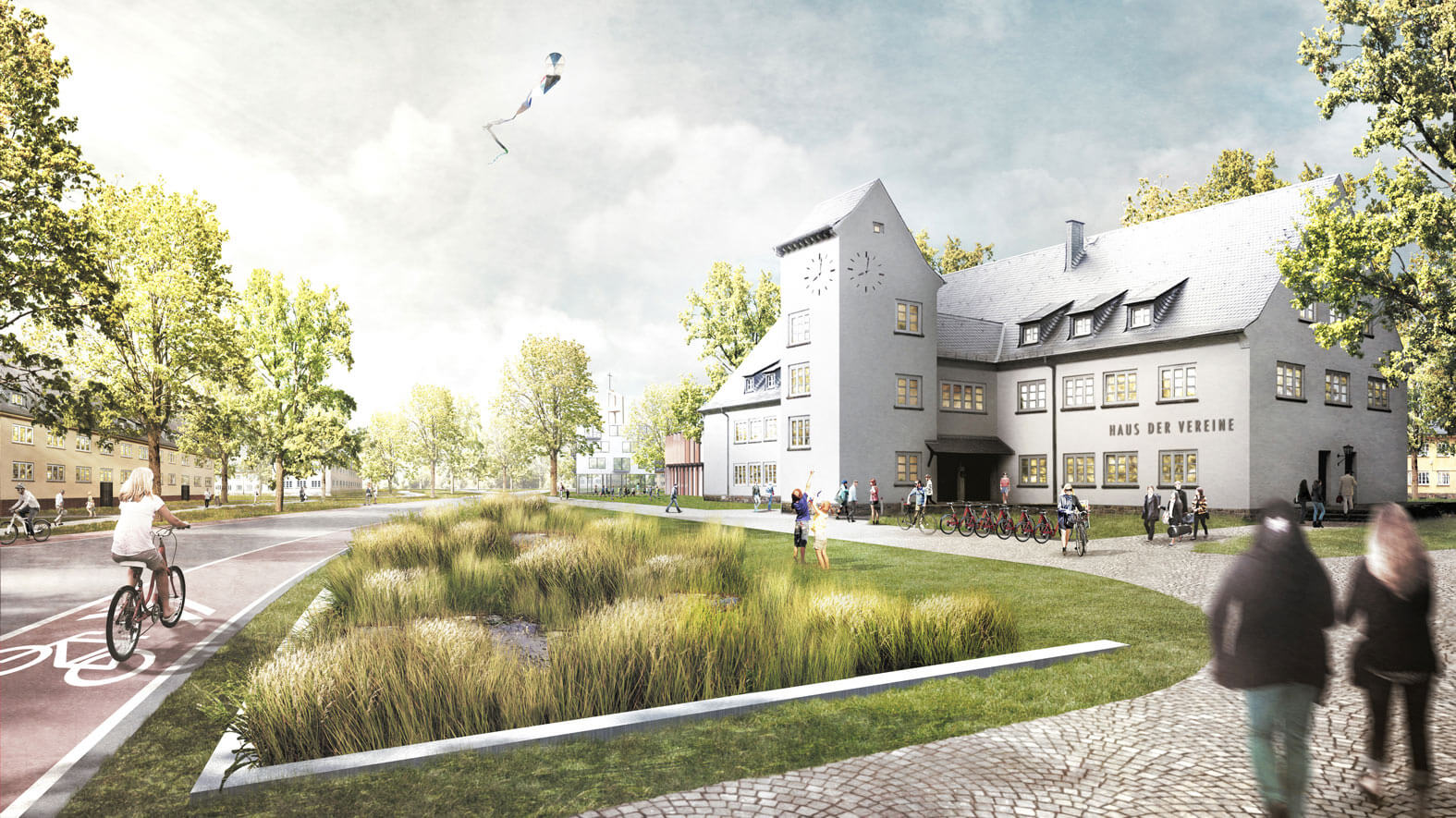 SSG Nachhaltiger Masterplan Oxford Kaserne Mulde dry