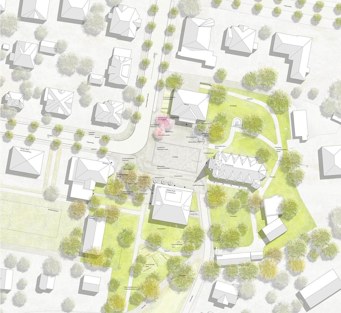 Lageplan Kirchplatz Bad Elster
